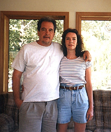 A 1995 photo of Gary and Diane Hamm.